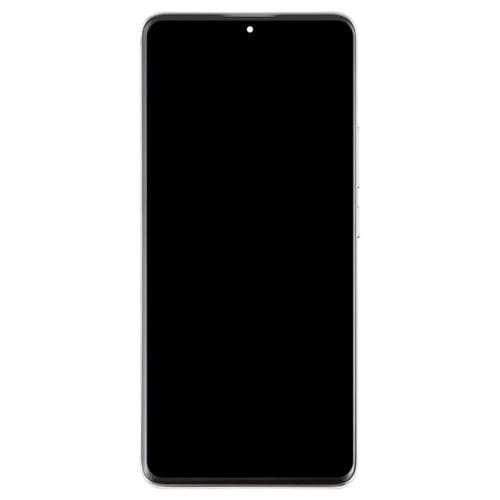 Écran complet AMOLED d'origine pour Xiaomi Poco X7 5G avec cadre (Argent)