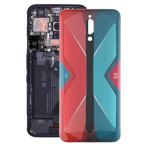 Back Battery Cover Glass ZTE Nubia RedMagic 5G NX669J (Red)