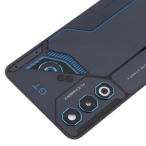 Back Glass Battery Cover for ZTE Nubia Neo 3 GT with Camera Lens Cover (Gray)