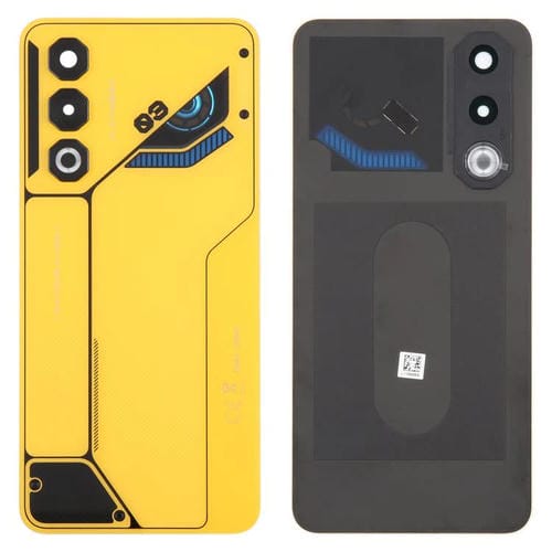 Back Battery Cover Glass + Camera Lens Cover ZTE Nubia Neo 3 GT (Yellow)