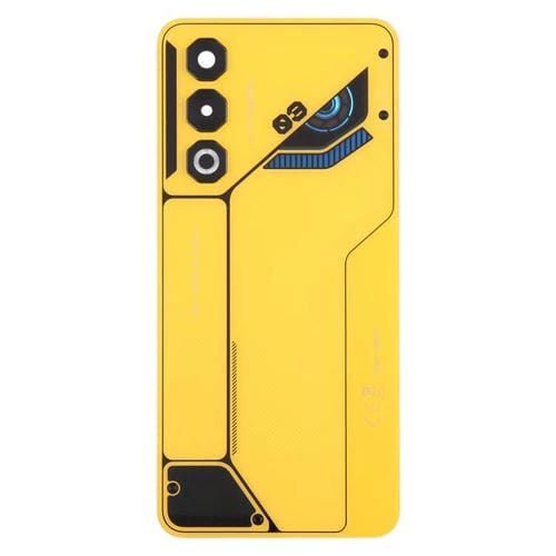 Back Battery Cover Glass + Camera Lens Cover ZTE Nubia Neo 3 GT (Yellow)