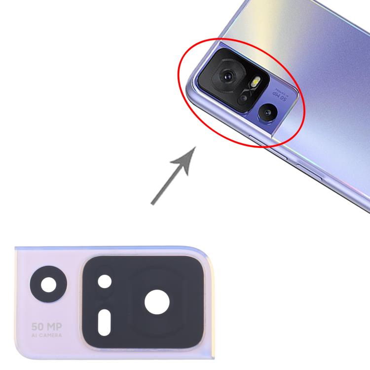 Obiettivo della fotocamera posteriore TCL 40 SE T610K (Viola)