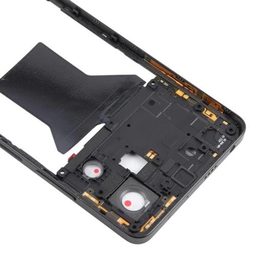Centre de cadre Xiaomi Redmi Note 12 Pro 5G (Noir)