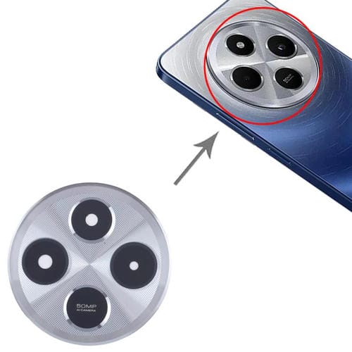 Rear Camera Lens Xiaomi Redmi 14C 4G (Silver)