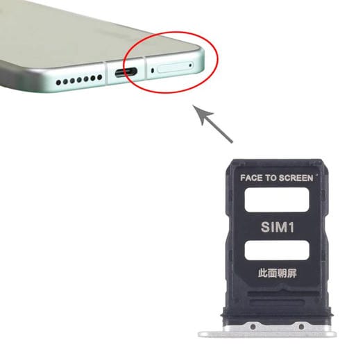 Vassoio Scheda SIM Xiaomi 15 dorata (10 unità)