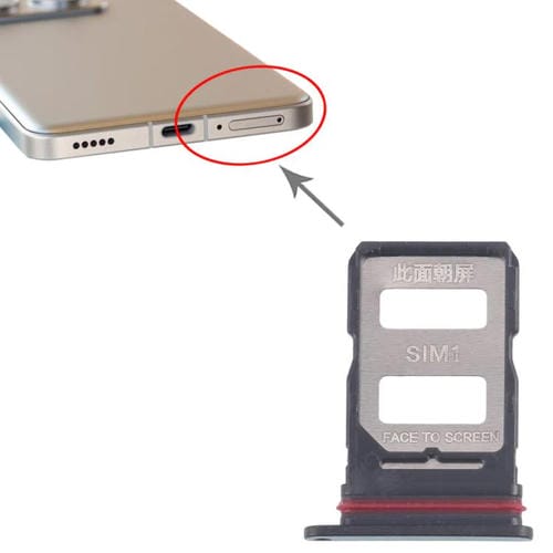 Plateau Carte SIM Xiaomi Poco F7 (10 unités) (Vert)