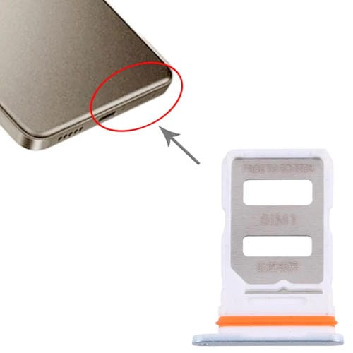 Plateau Carte SIM Xiaomi Redmi Turbo 4 (Bleu) (10 Unités)
