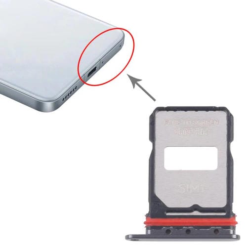 Plateau Carte SIM Xiaomi Poco F7 Ultra (Noir de jais) (10 unités)