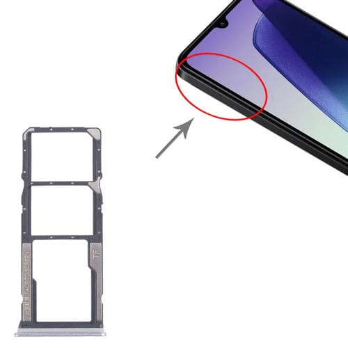 Plateau Carte SIM + Micro SD Xiaomi Redmi 14C 4G (Violet) (10 Unités)