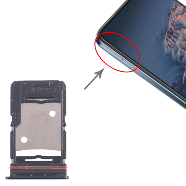 Bandeja Tarjeta SIM y Micro SD Tecno Camon 18 P (Negra) (10 Unidades)