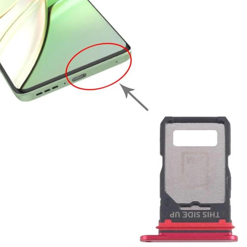 Vassoio scheda SIM Motorola Edge 40 XT2303-2 (10 unità) (Rosso)