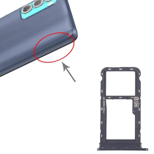 Vassoio Scheda SIM e Micro SD Motorola Moto G60 (Nera) (10 Unità)