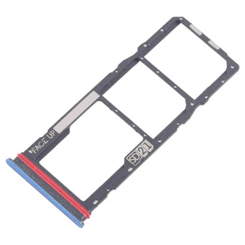 Bandeja para tarjeta SIM original (10 unidades) + bandeja para tarjeta SIM + bandeja para tarjeta Micro SD (azul) para Motorola Moto G04