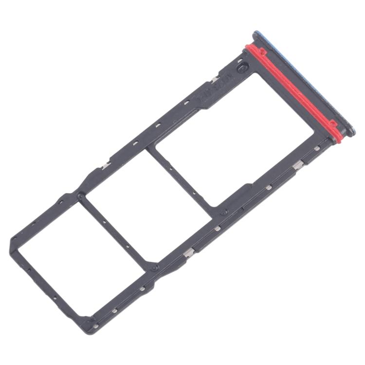 Bandeja para tarjeta SIM original (10 unidades) + bandeja para tarjeta SIM + bandeja para tarjeta Micro SD (azul) para Motorola Moto G04