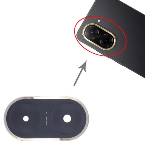 Lenti della fotocamera posteriore Xiaomi Redmi A5 (Argentate) (10 unità)