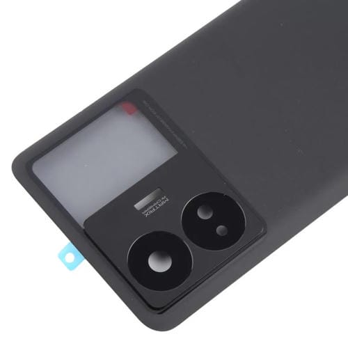 Carcasa Trasera Tapa Realme GT3 Tapa Lente Cámara (Negra)