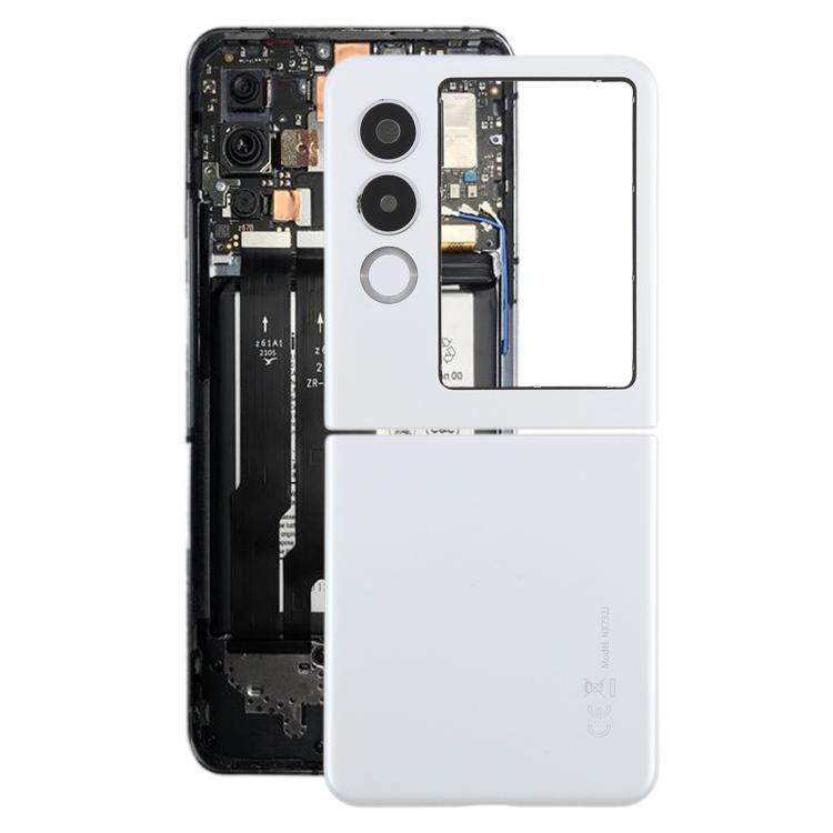 Coperchio posteriore batteria ZTE Nubia Flip2 5G NX732J (Bianco)