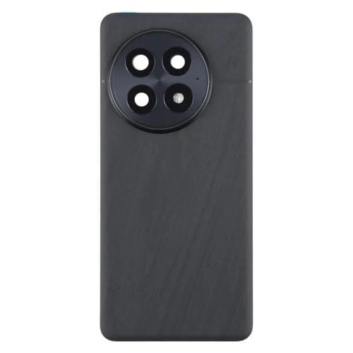 Coque arrière batterie verre OnePlus 13 CPH2655 CPH2653 Objectif caméra (Noir mat)