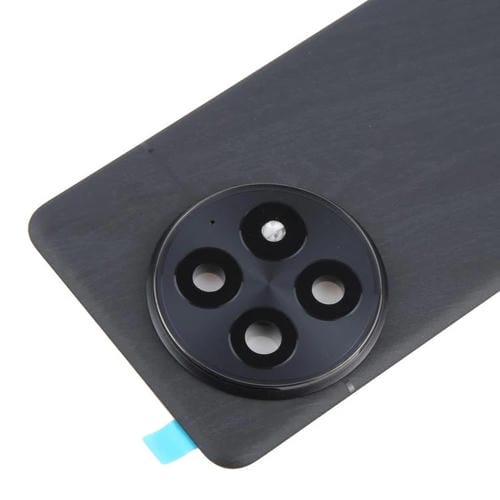 Coque arrière batterie verre OnePlus 13 CPH2655 CPH2653 Objectif caméra (Noir mat)