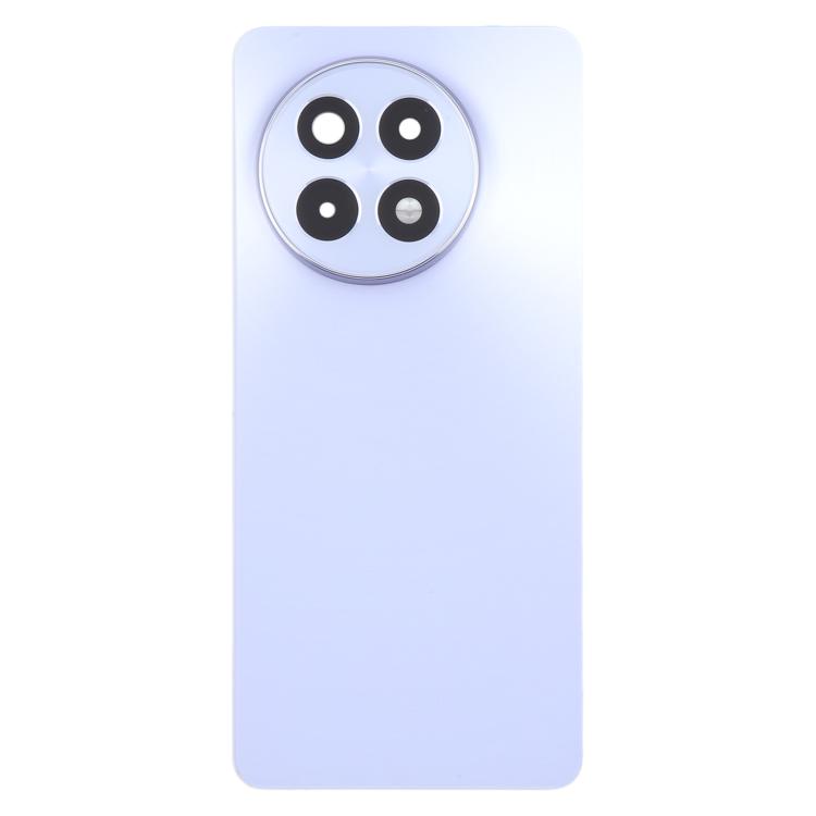Coque arrière en verre de batterie OnePlus Ace 5 Pro 5G avec objectif d'appareil photo (violet mat)