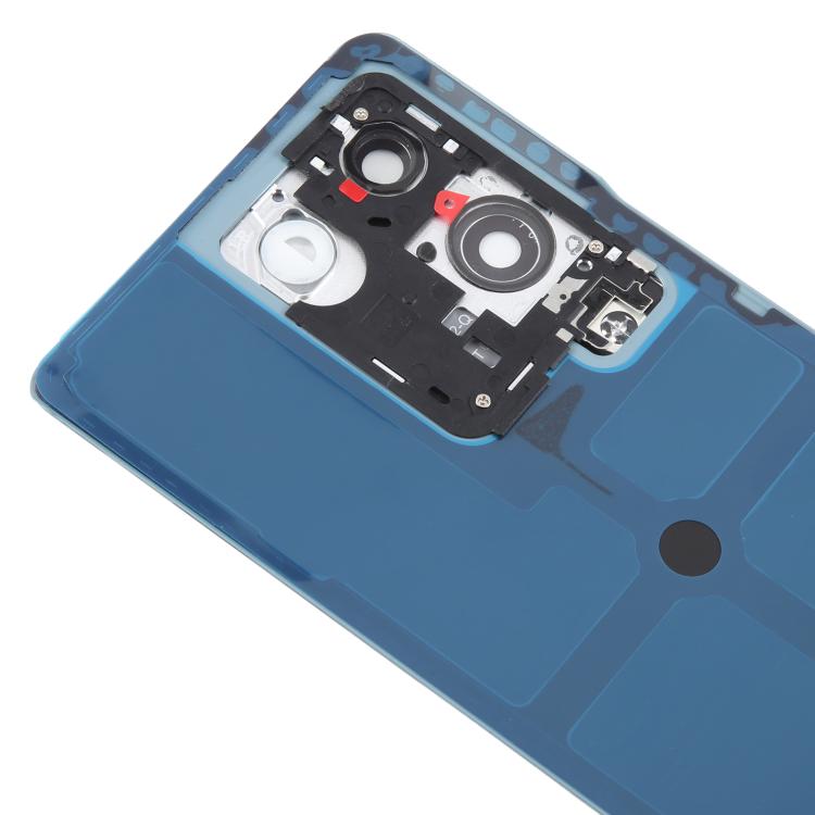 Tampa Traseira da Bateria Vivo S17t 5G com Lente da Câmara (Azul)