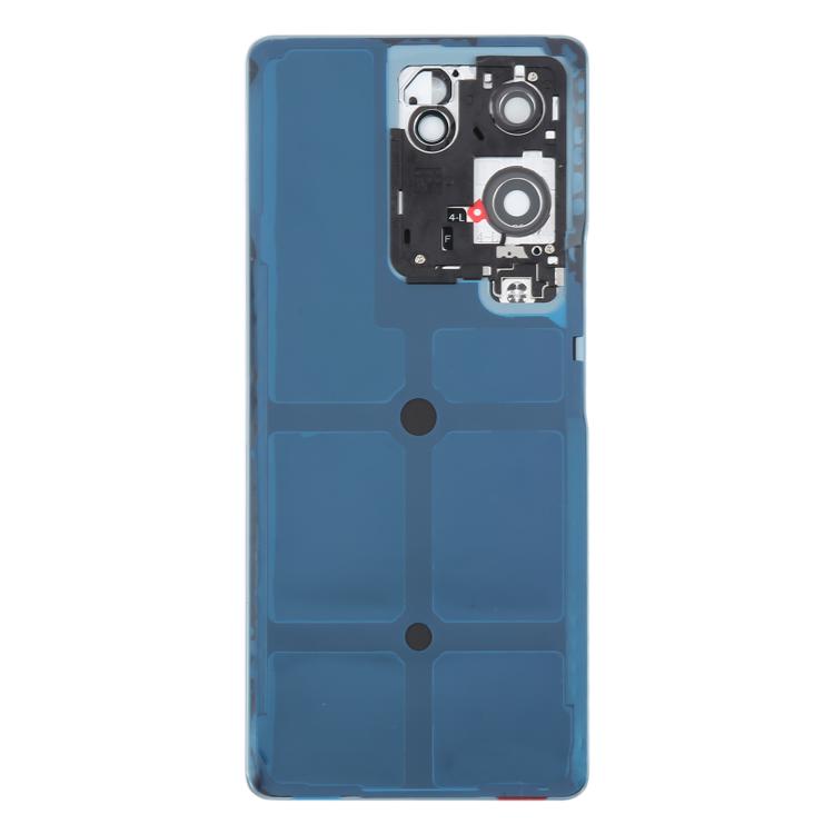 Tampa Traseira da Bateria Vivo S17 Pro 5G V2284A com Lente da Câmara (Azul)