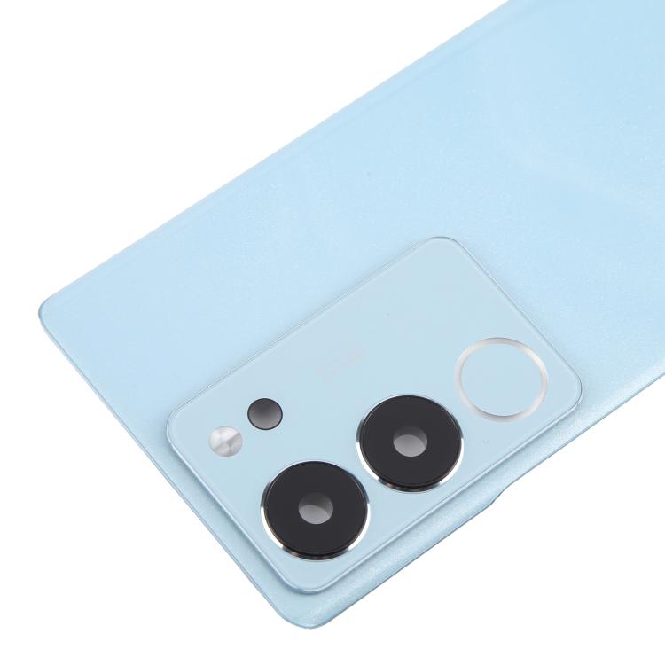 Tampa Traseira da Bateria Vivo S17 Pro 5G V2284A com Lente da Câmara (Azul)