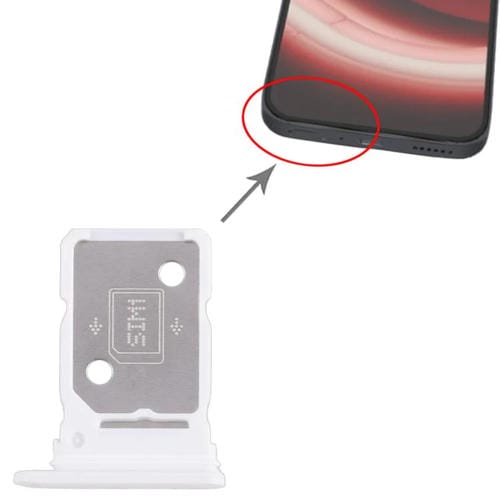 SIM Card Tray Nothing Phone 2A (White)