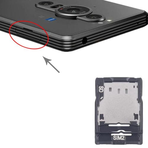 Vassoio SIM Dual + Micro SD Sony Xperia Pro-I
