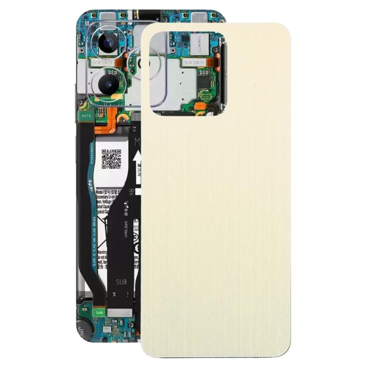 Carcasa trasera dorada para Realme C53 4G RMX3760