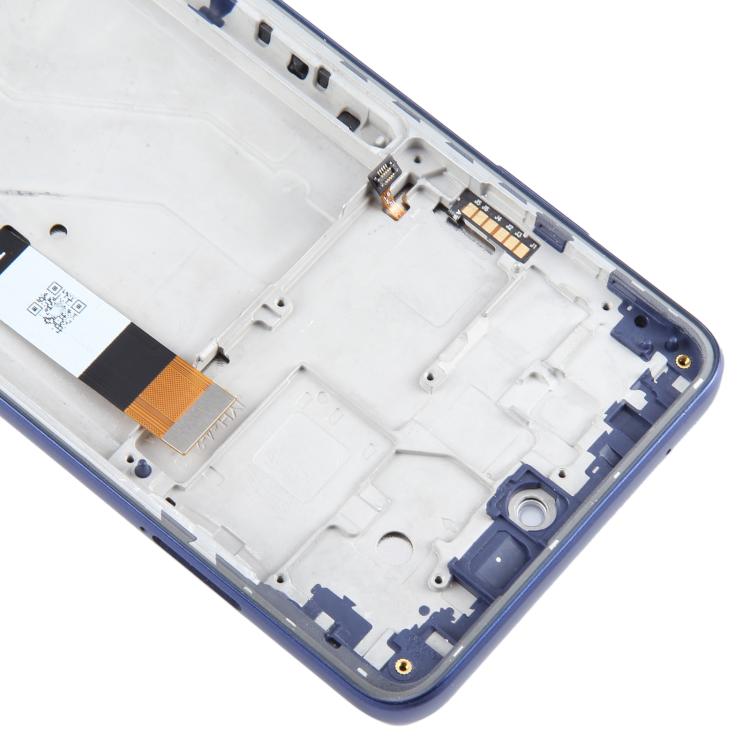 Pantalla LCD OEM para Motorola Moto G Stylus 2022 4G, digitalizador completo con marco (azul)