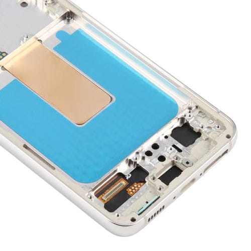 Pantalla LCD TFT de 5,96 pulgadas para Samsung Galaxy S23 SM-S911B, versión UE, digitalizador completo con marco, sin identificación de huellas dactilares (plateado)