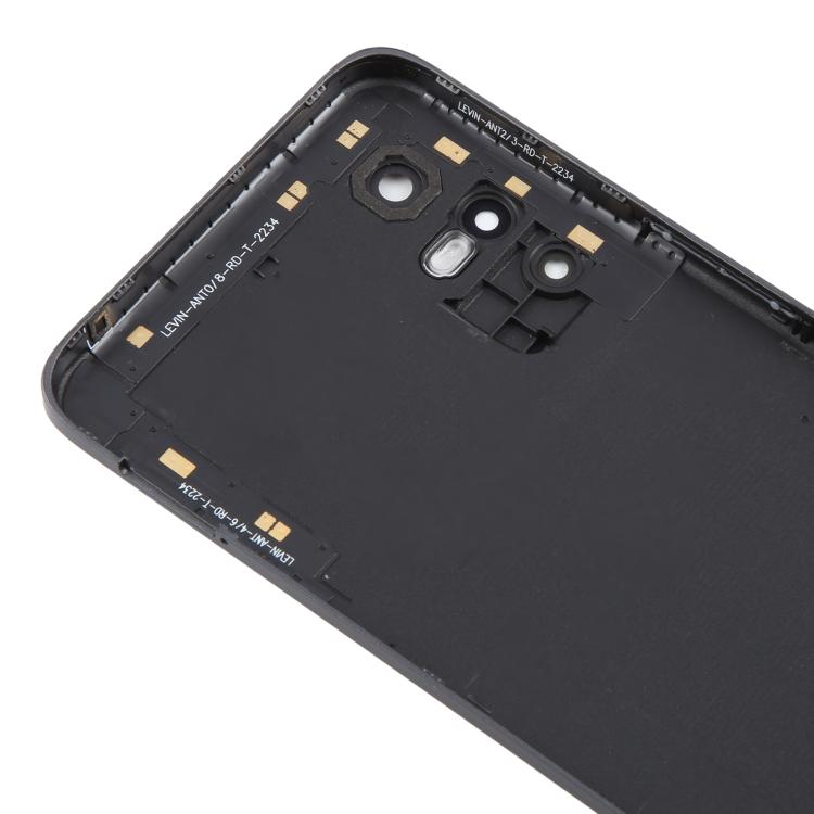 Carcasa trasera original con tapa para lente de cámara TCL 40 R T771K (negra)