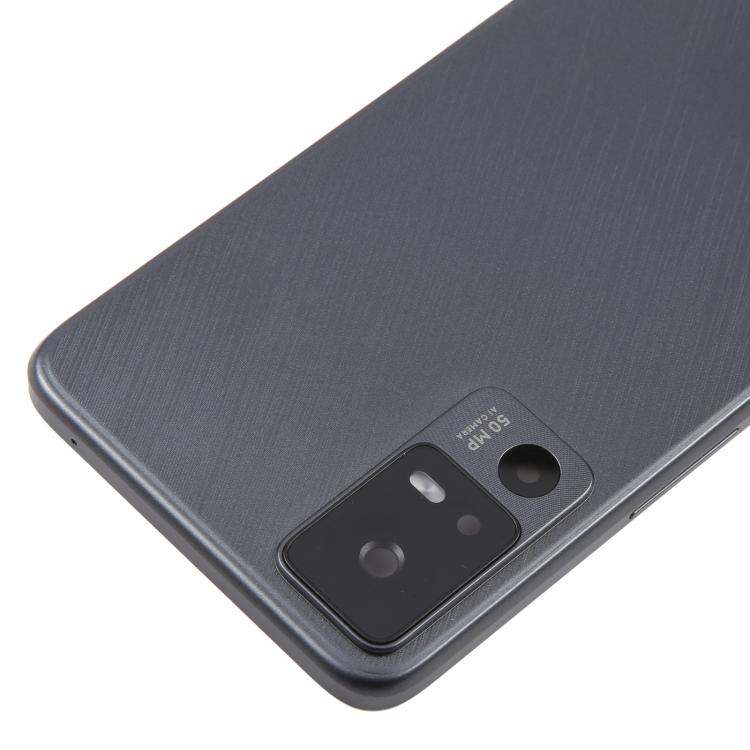 Carcasa trasera original con tapa para lente de cámara TCL 40 R T771K (negra)