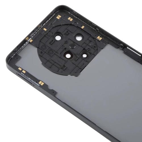 Carcasa trasera original con tapa para lente de cámara para TCL 50 XL (negra)