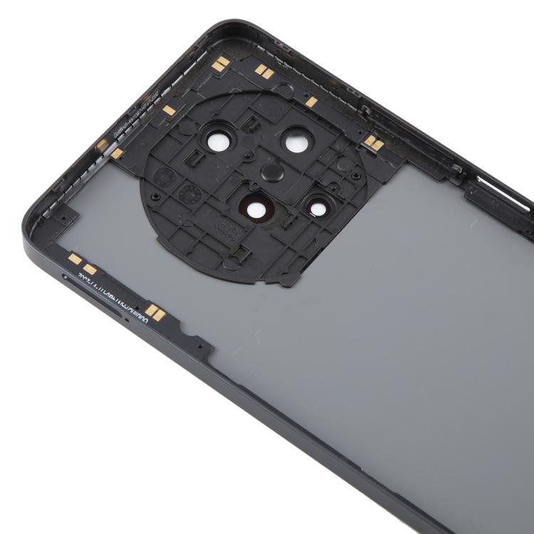 Carcasa trasera original con tapa para lente de cámara para TCL 50 XL (negra)