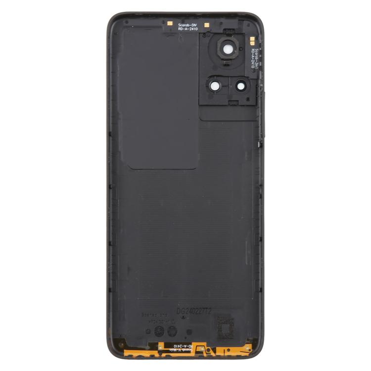 Carcasa trasera original con tapa para lente de cámara TCL 50 LE (negra)