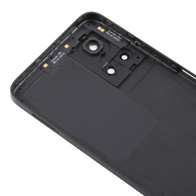 Carcasa trasera original con tapa para lente de cámara TCL 50 LE (negra)