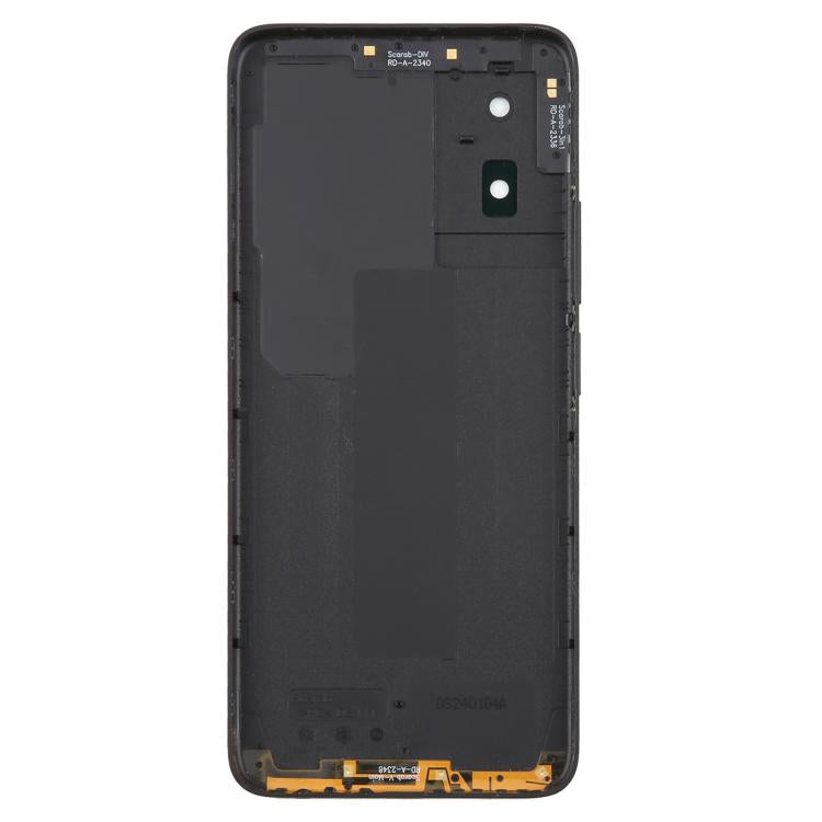 Carcasa trasera original con tapa para lente de cámara TCL K24 (negra)