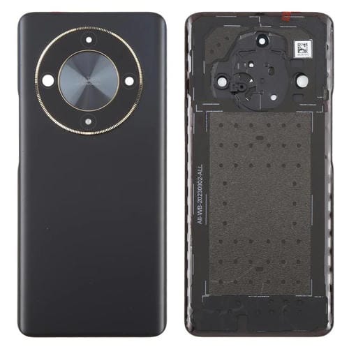 Carcasa trasera con tapa para lente de cámara para Honor X9b (negra)
