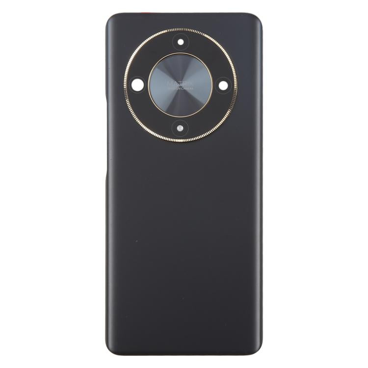 Carcasa trasera con tapa para lente de cámara para Honor X9b (negra)