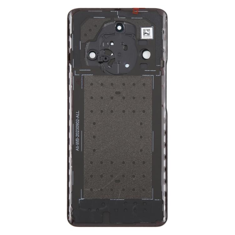 Carcasa trasera con tapa para lente de cámara para Honor X9b (negra)
