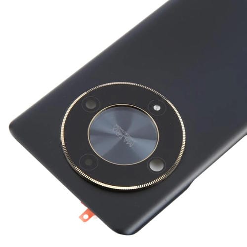 Carcasa trasera con tapa para lente de cámara para Honor X9b (negra)