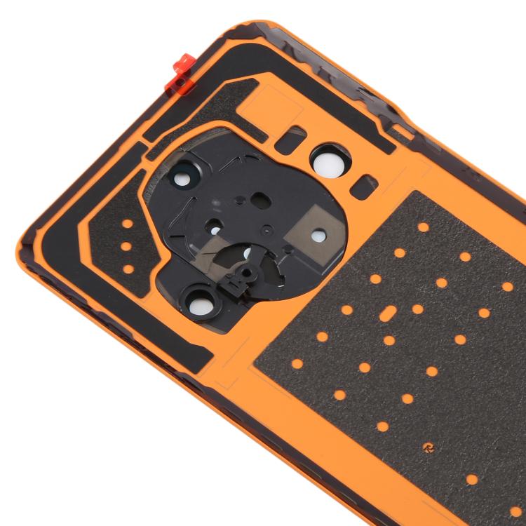 Carcasa trasera con tapa para lente de cámara para Honor X9b (naranja)