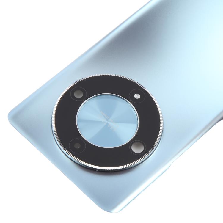 Carcasa trasera con tapa para lente de cámara para Honor X9b (azul)