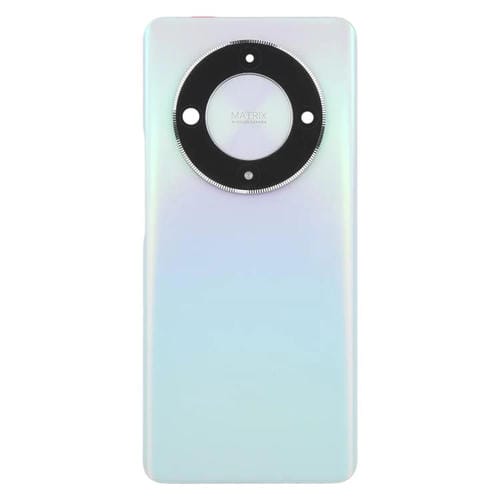 Carcasa trasera con tapa para lente de cámara para Honor X9b (plateada)