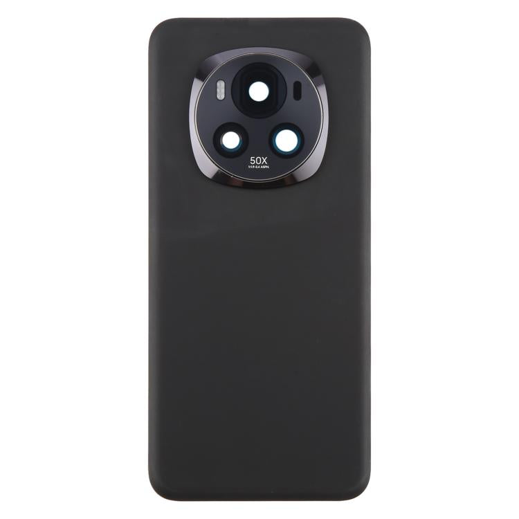Carcasa trasera con tapa para lente de cámara para Honor Magic6 (negra)