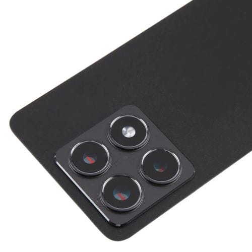 Carcasa trasera OEM con tapa para lente de cámara para Xiaomi 14T (negra)