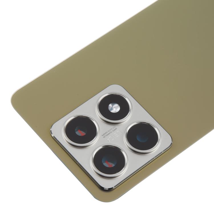 Carcasa trasera OEM con tapa para lente de cámara para Xiaomi 14T (dorada)