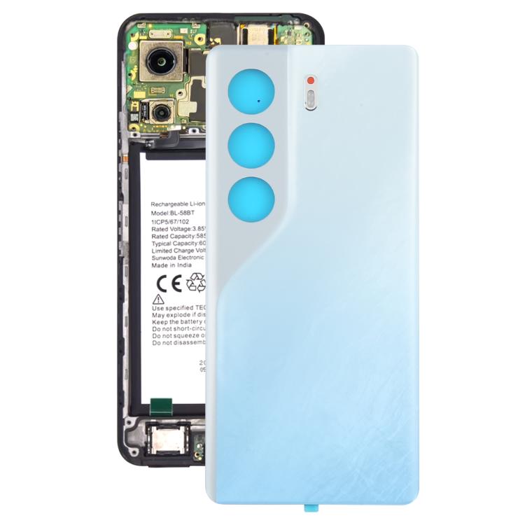 Carcasa trasera original para Tecno Camon 40 4G CM5 (blanca)